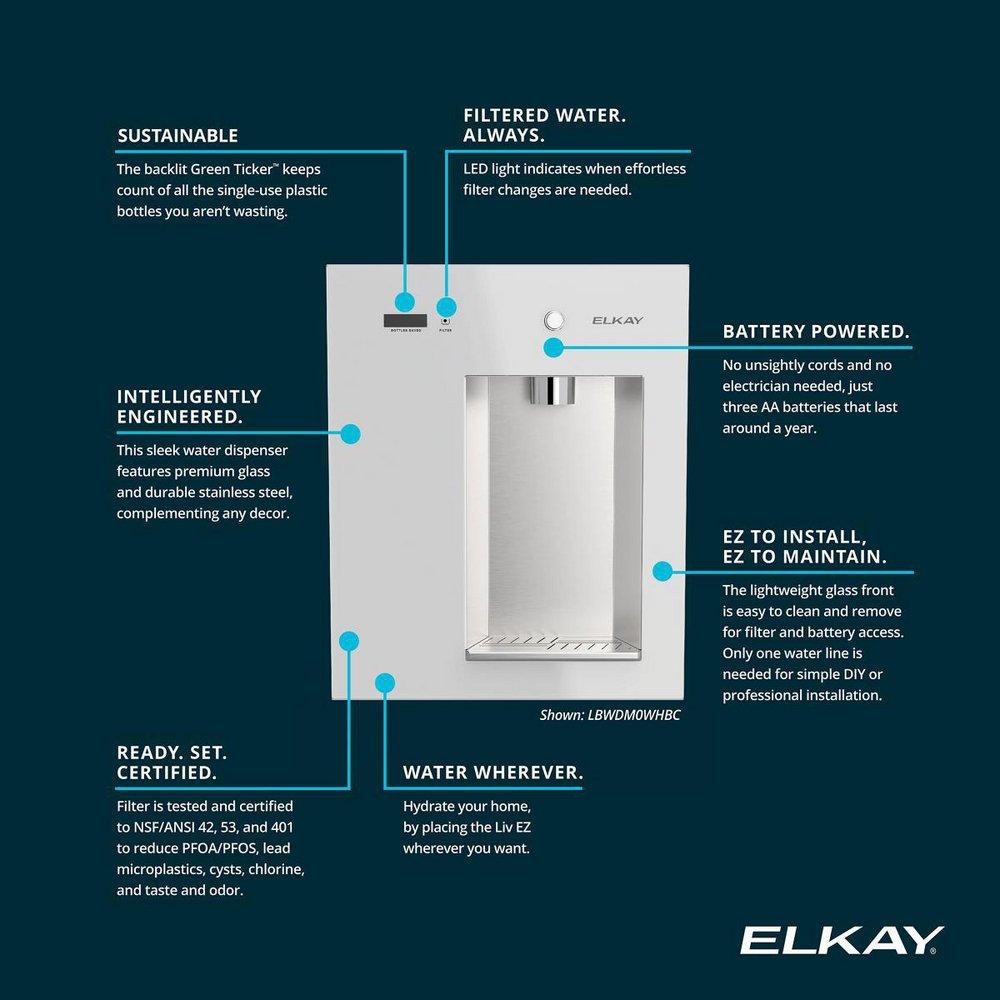 Non-Refrigerated Filtered Water Dispenser in Aspen White 