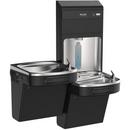 Bottle Filling Station & Bi-Level Cooler with Ultra-Capactiy Lead Filter in Black Stainless 