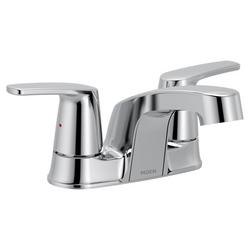 Two Handle Centerset Bathroom Sink Faucet in Chrome