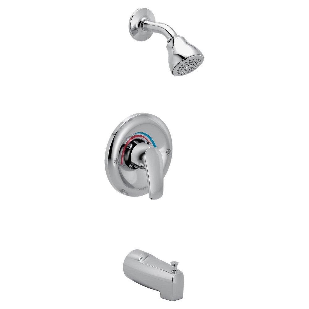 One Handle Single Function Bathtub & Shower Faucet in Chrome 