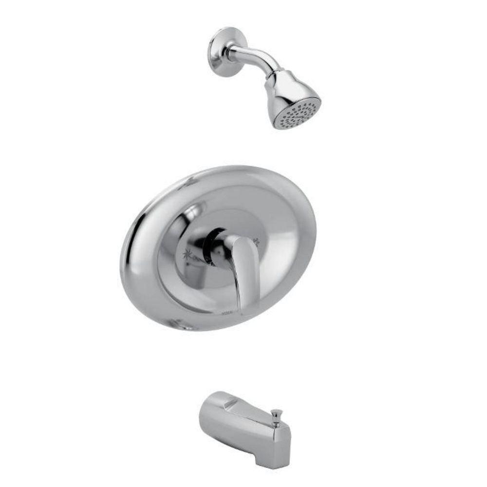 One Handle Single Function Bathtub & Shower Faucet in Chrome 