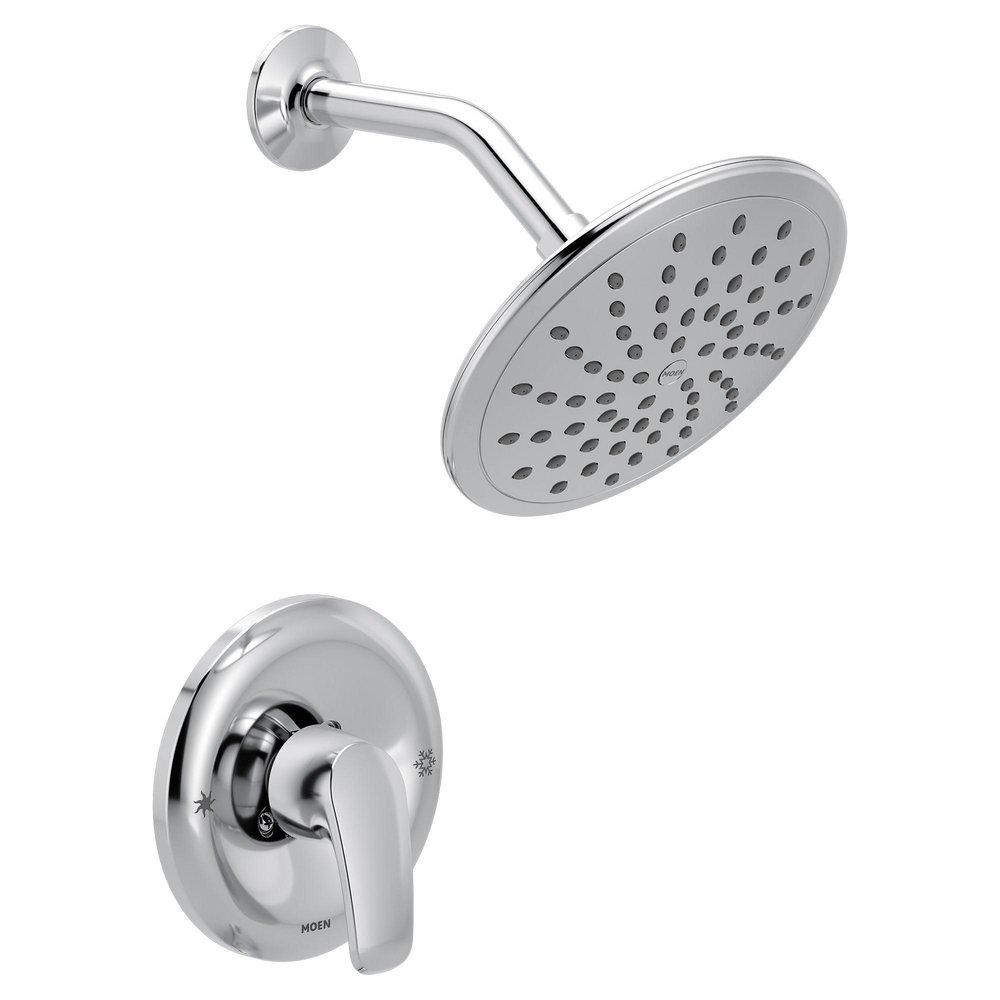 One Handle Single Function Shower Faucet in Chrome (Trim Only) 