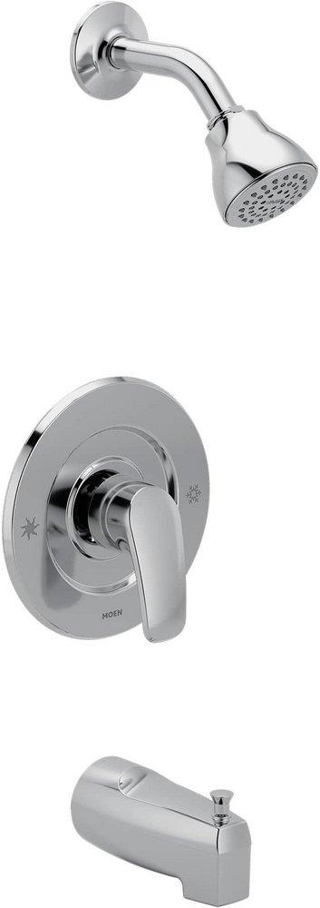 One Handle Single Function Bathtub & Shower Faucet in Chrome 