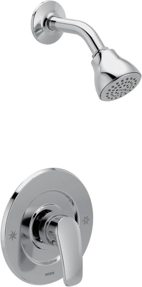 One Handle Single Function Shower Faucet in Chrome (Trim Only) 