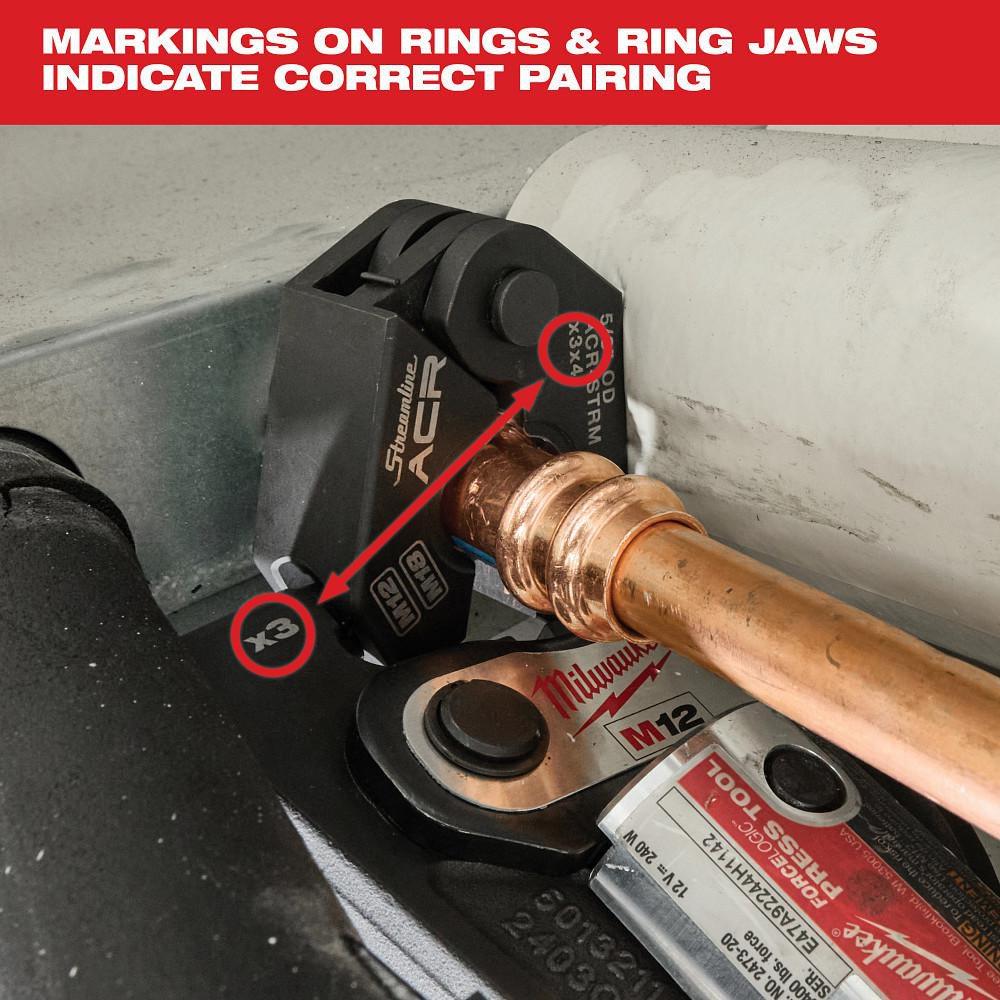 3/4 STREAMLINE ACR PIVOTING PRESS RING 