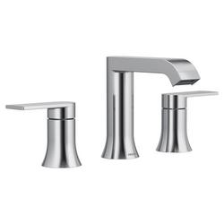 Two Handle Widespread Bathroom Sink Faucet in Chrome