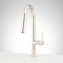BOK SINGLE-HOLE PULL-DOWN KITCHEN FAUCET POLISHED NICKEL 