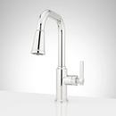 1.8 GPM Single Handle Pull Down Kitchen Faucet in Chrome 