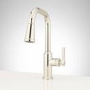 1.8 GPM Single Handle Pull Down Kitchen Faucet in Polished Nickel 