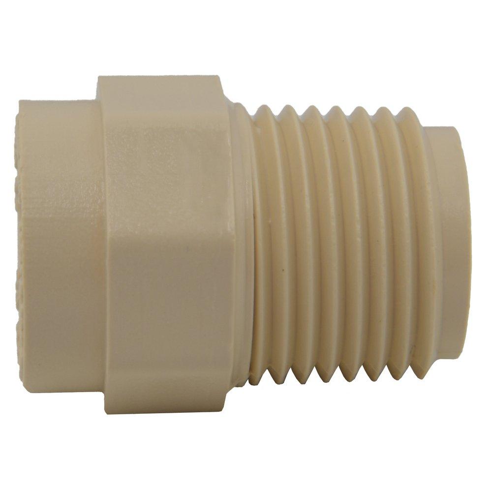 Cream CTS CPVC Male Adapter 