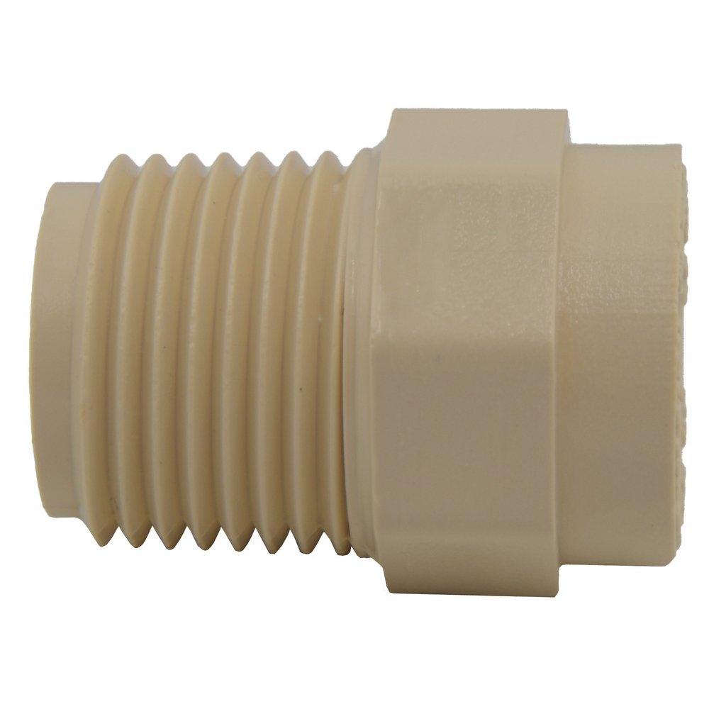 Cream CTS CPVC Male Adapter 