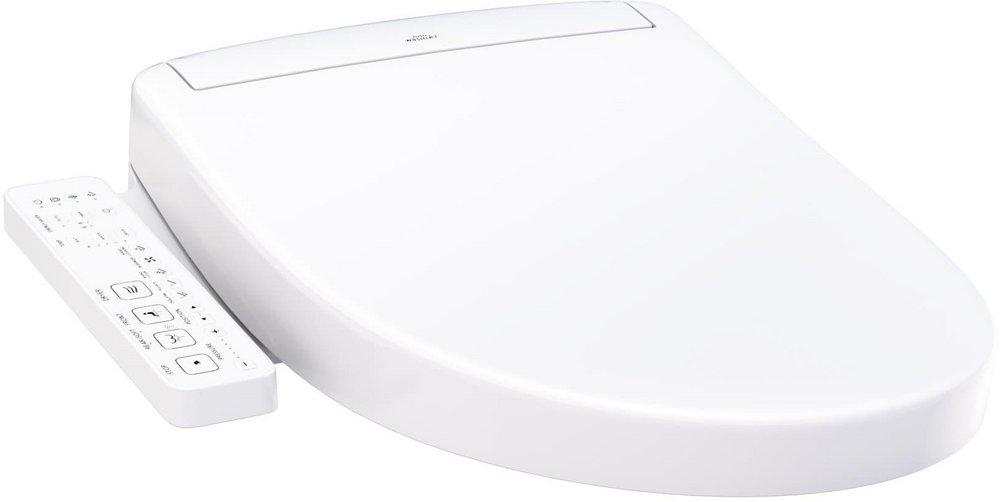 Elongated Bidet Seat with Side Arm Control in Cotton 