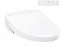 Elongated Bidet Seat with Remote Control in Cotton
