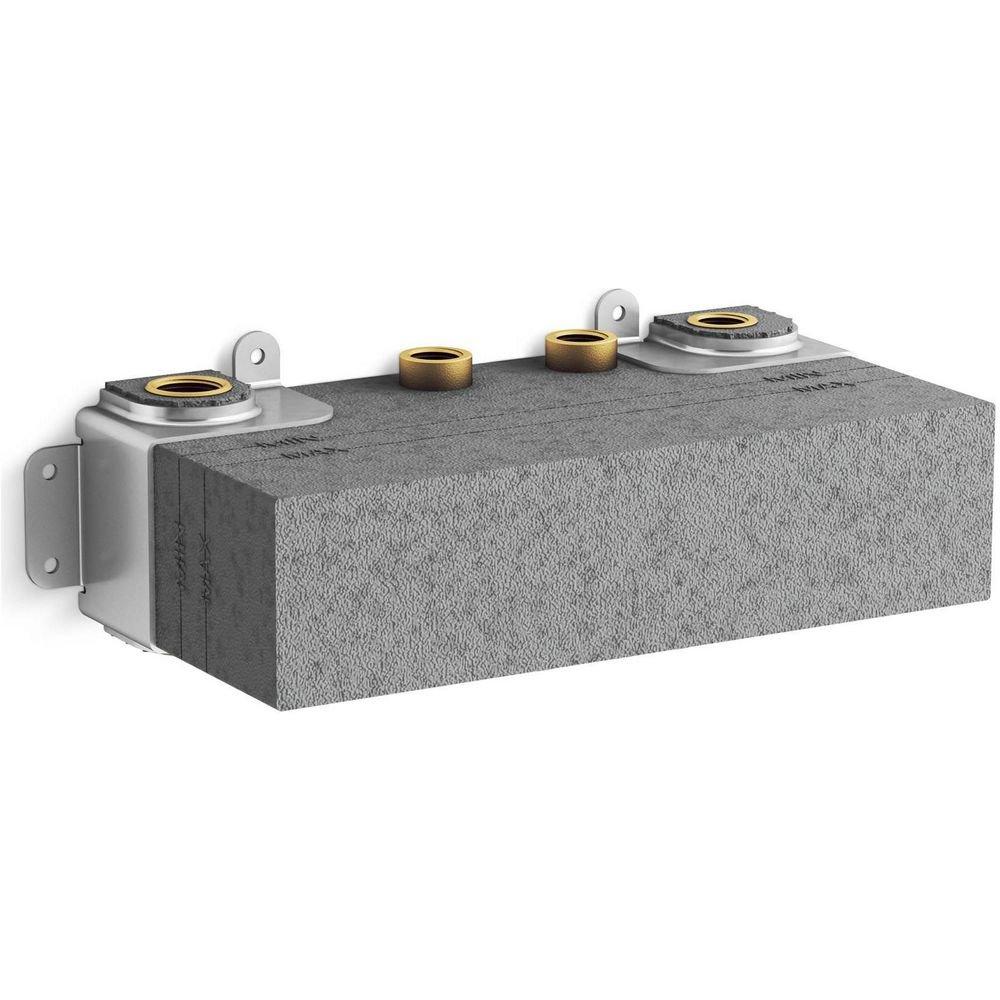 3/4 in. NPT 8 gpm Three-Port Recessed Mechanical Thermostatic Valve 
