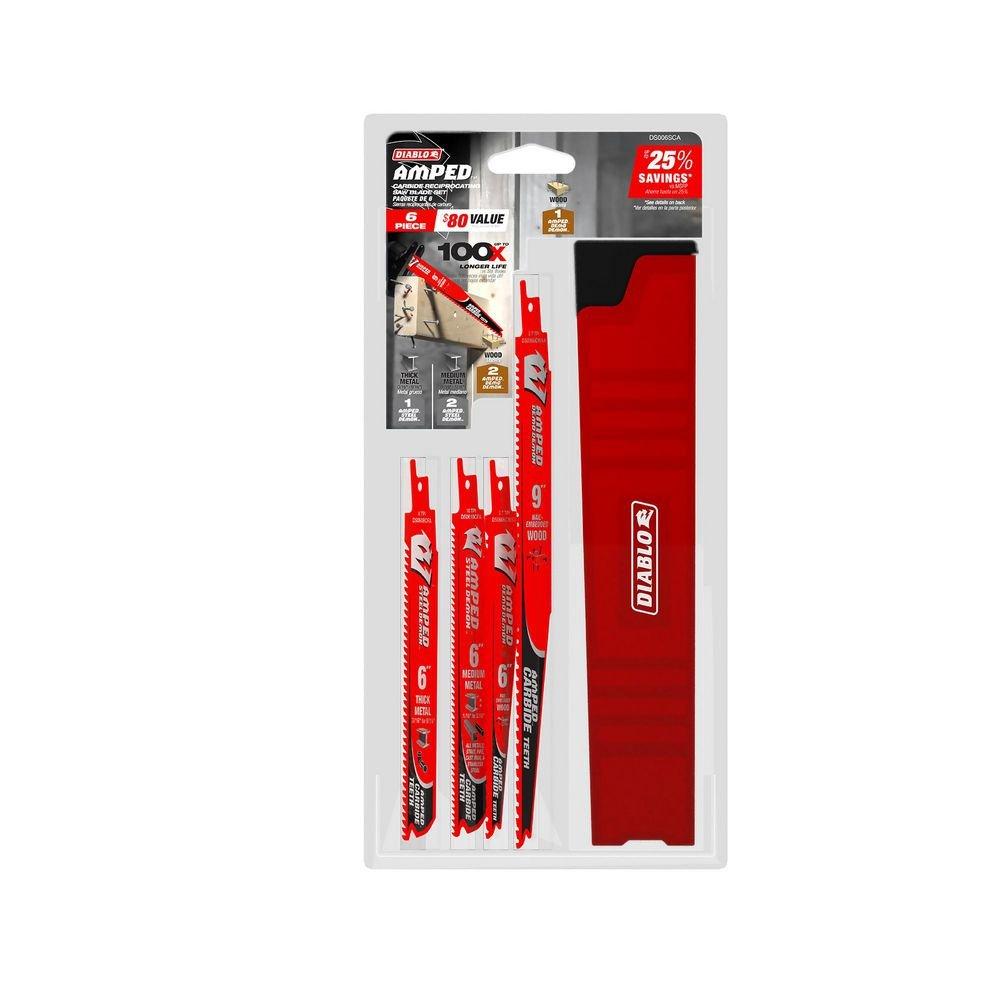 Diablo 6Pc Amped Recip Set 