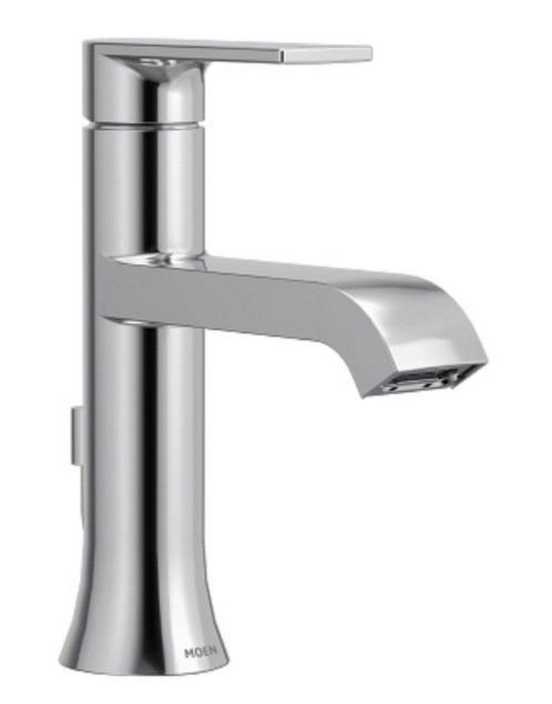 Single Handle Monoblock Bathroom Sink Faucet in Chrome 