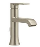 Single Handle Monoblock Bathroom Sink Faucet in Brushed Nickel