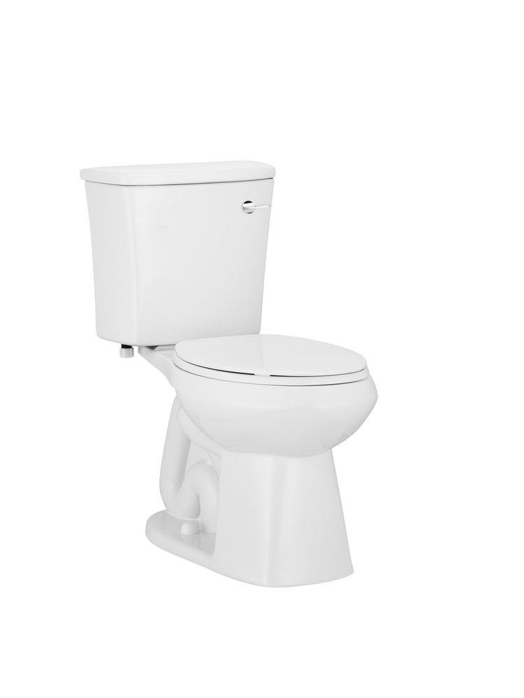 0.8 gpf Toilet Tank in White with Left Hand Trip Lever 