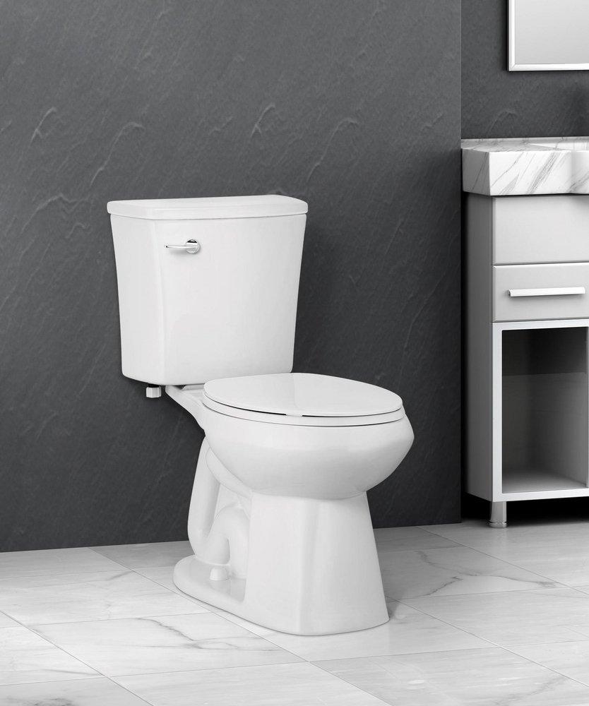 0.8 gpf Toilet Tank in White with Left Hand Trip Lever 