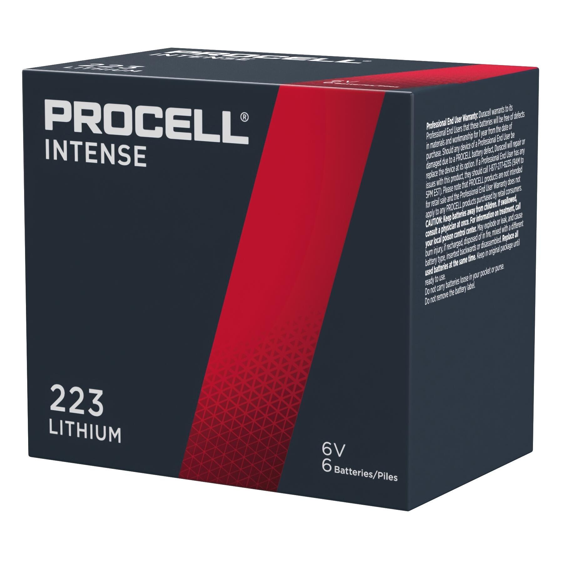 Lithium 223 Battery, 6V, 10-year Shelf Life 