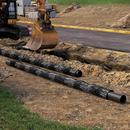 20" x 300' 8MIL Thick Black Polywrap - 3-8 DIP 