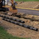 37" x 220' 8MIL Thick Black Polywrap - 22 PERF 