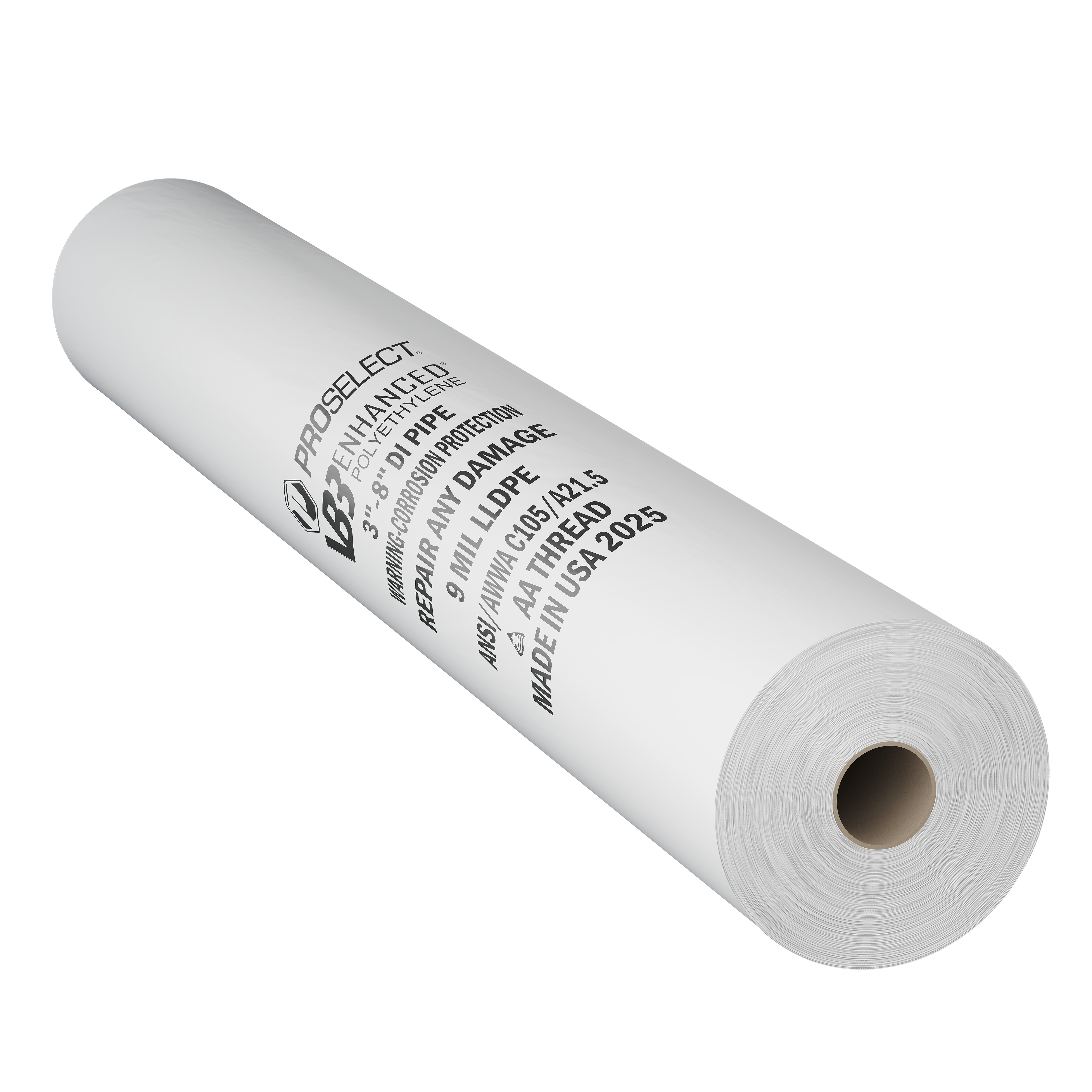 27" x 380' 9MIL Thick VB3 Polywrap - 10-12 DIP 