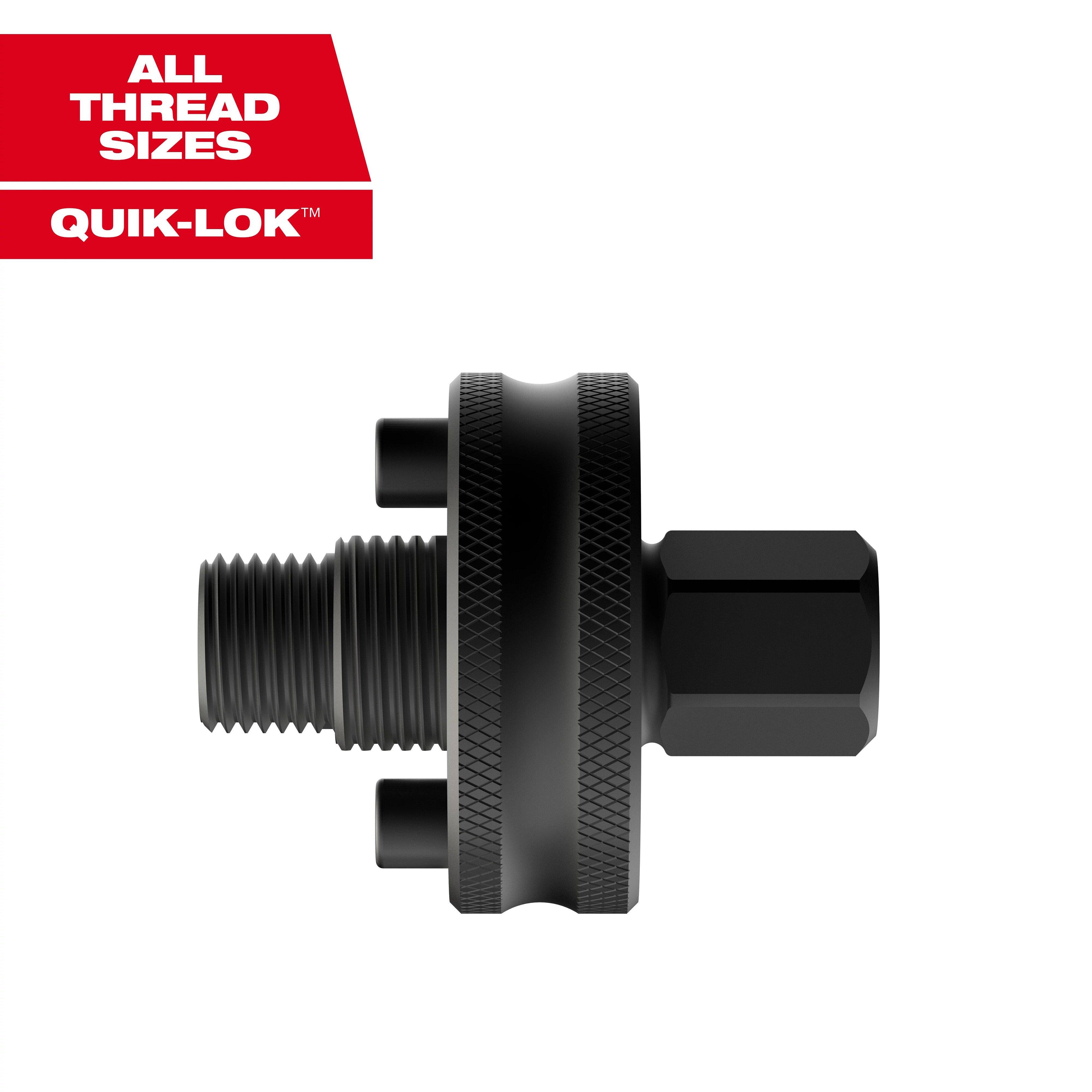 Hole Enlargement Thread Adapter For Quik-Lok Arbors 