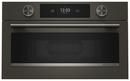 30"W Built In Wall Microwave with Air Fry and Drop Down Door in Black Ore 