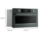 30" W Built In Wall Microwave Oven with Air Fry in Juniper 