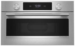 30"W Built In Wall Microwave with Air Fry and Drop Down Door in PrintShield Stainless Steel
