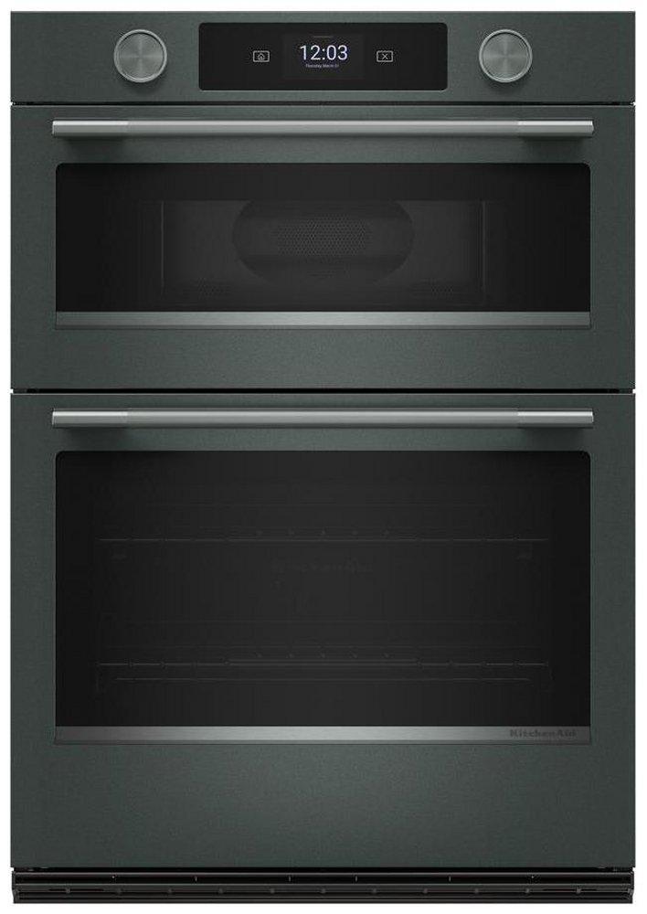 30"W Smart Electric Wall Mount Combination Microwave and Oven with Assisted Cooking Modes in Juniper 