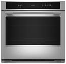 30"W Single Wall Oven with Air Fry and No Preheat in PrintShield Stainless Steel 