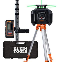 Green Rotary Laser Level Self-Leveling With Plumb Spot And Tripod
