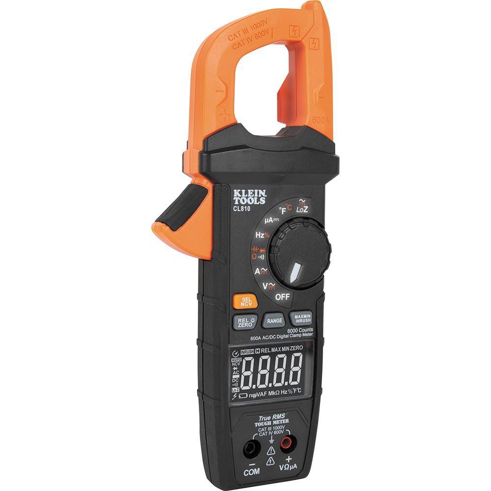 600A AC/DC AUTO-RANGING DIGITAL PRO CLAMP METER WITH WORKLIGHT 