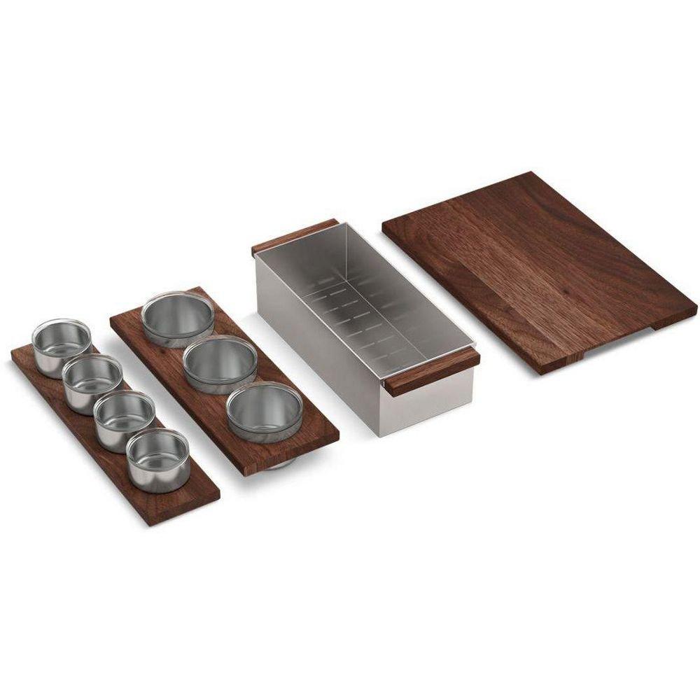 Small Accessory Bundle in Walnut 