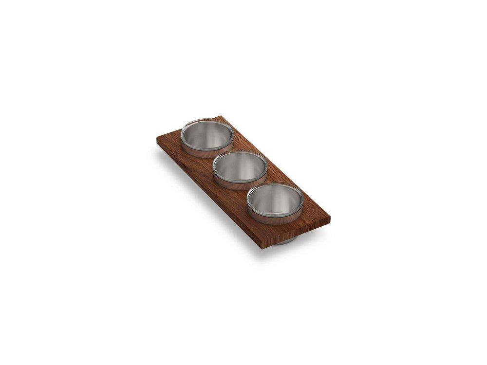 PREP BOWL SET WALNUT 