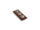 PREP BOWL SET WALNUT 