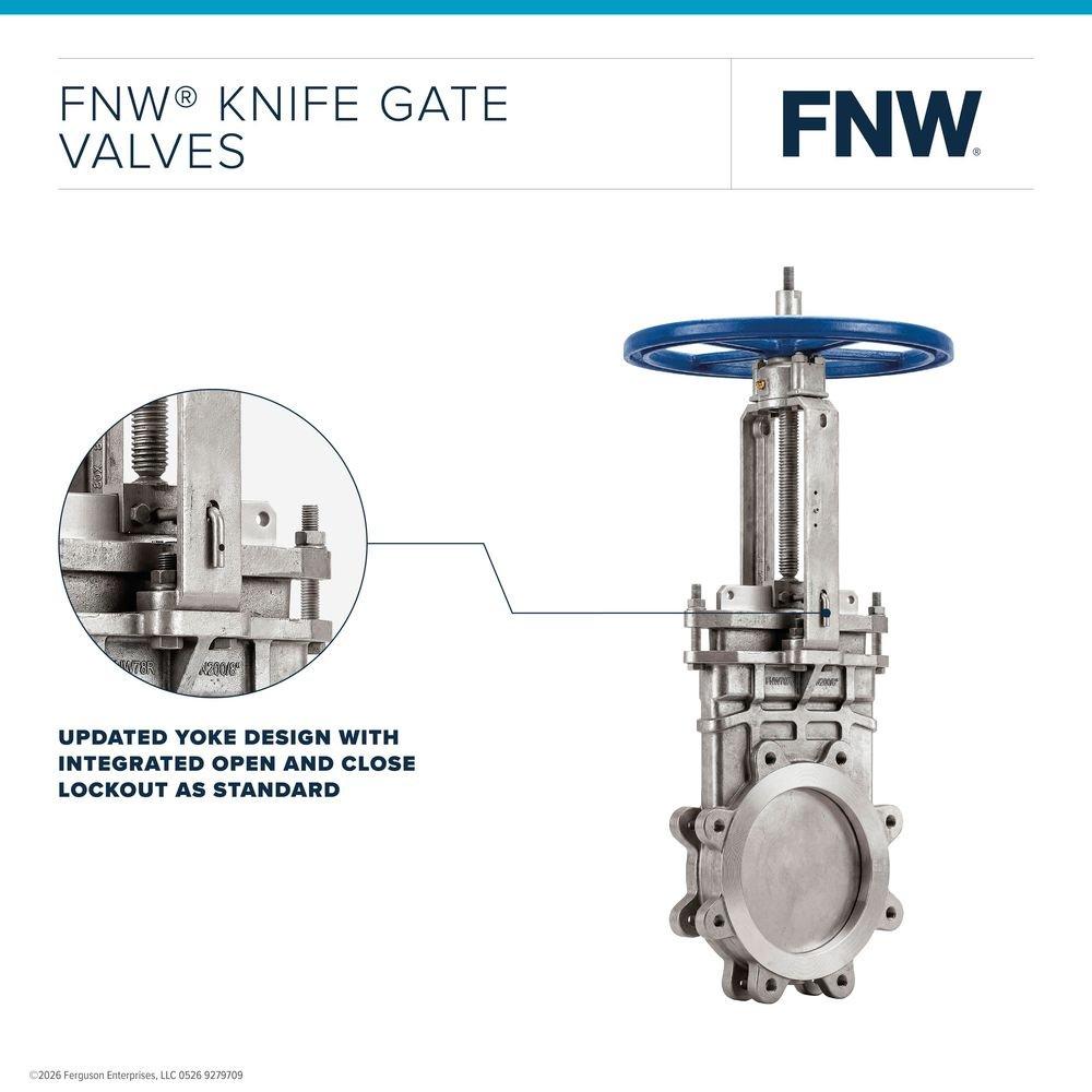 FNW&reg; SS 316 X 316 BD BUNA LUG KGV 