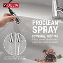 Single Handle Pull Down Kitchen Faucet in Chrome 