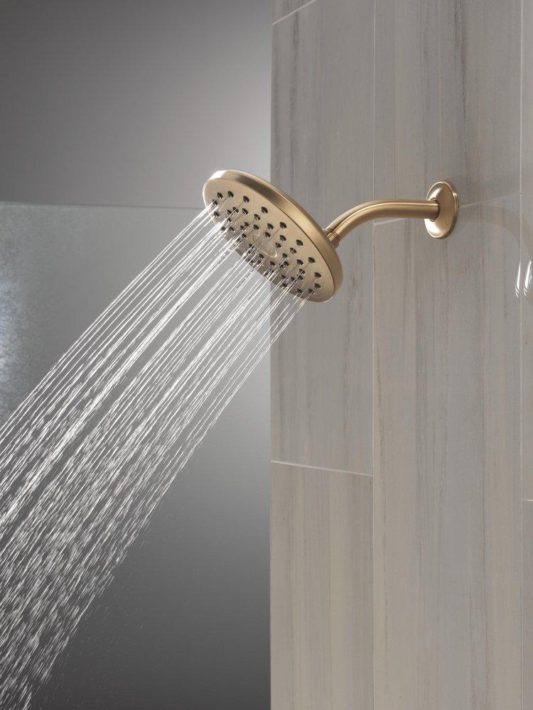 DELTA UNIVERSAL SHOWERING COMPONENTS: PIVOTPRO RAINCAN SHOWER HEAD 