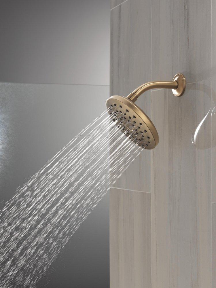 DELTA UNIVERSAL SHOWERING COMPONENTS: PIVOTPRO RAINCAN SHOWER HEAD 