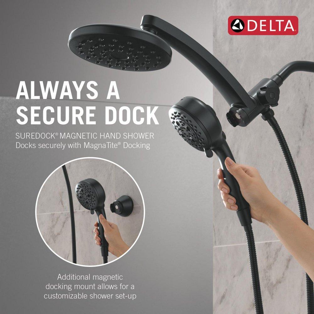DELTA UNIVERSAL SHOWERING COMPONENTS: PIVOTPRO 3-IN-1 COMBINATION SHOWER 