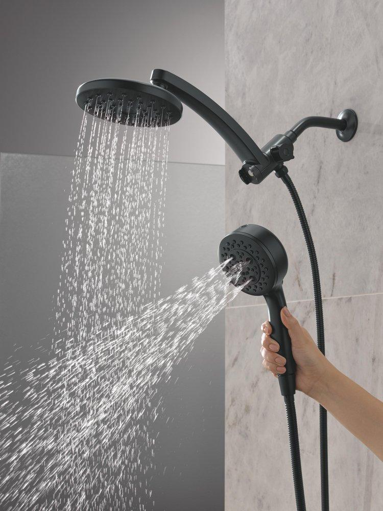 Multi Function Showerhead in Matte Black 