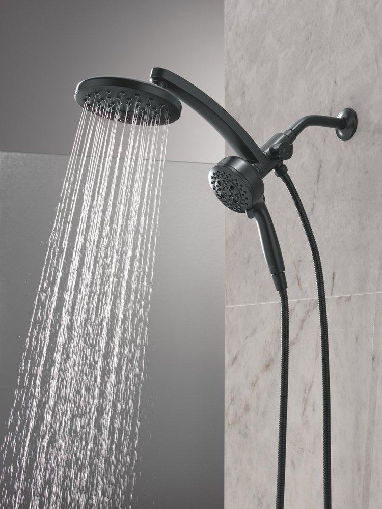 Multi Function Showerhead in Matte Black 