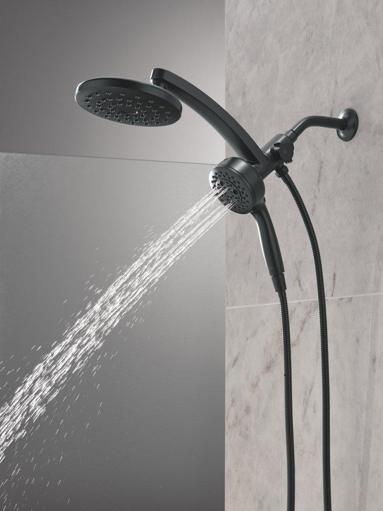 Multi Function Showerhead in Matte Black 