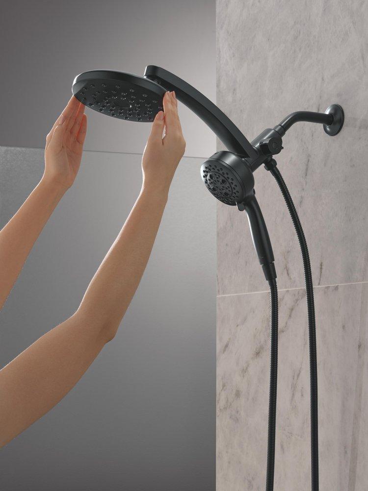 Multi Function Showerhead in Matte Black 