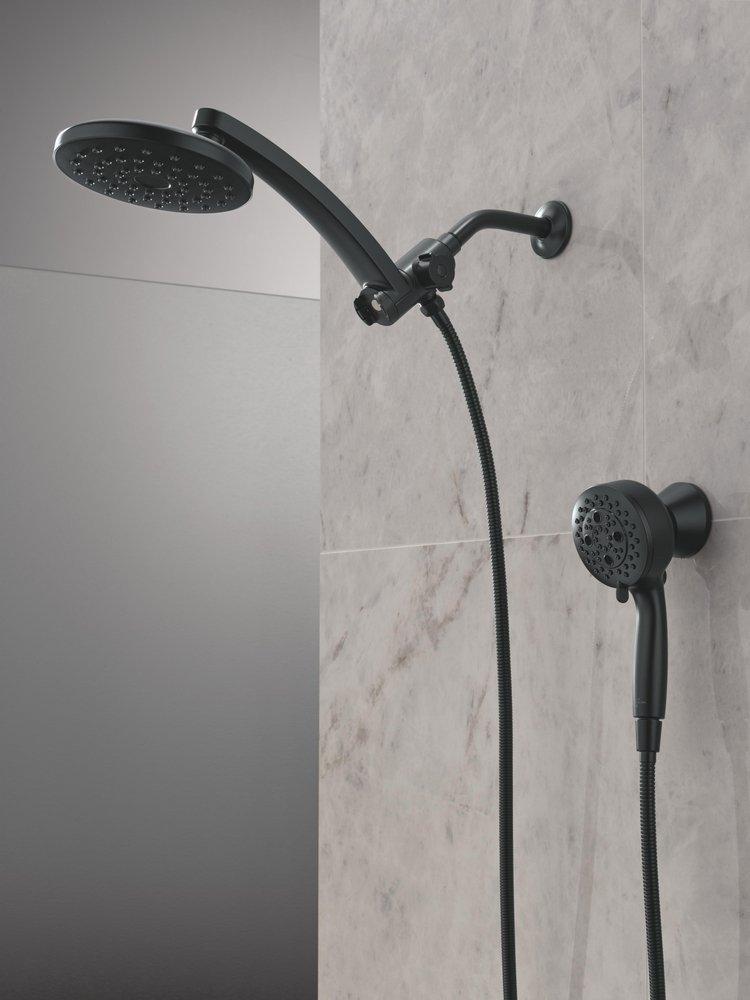 Multi Function Showerhead in Matte Black 