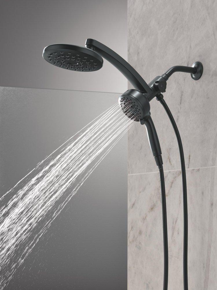 Multi Function Showerhead in Matte Black 