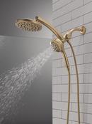 Multi Function Showerhead in Lumicoat Champagne Bronze 